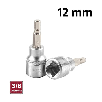 Fixman 3/8' Drive Bit Socket 12mm Hex Allen H12 - image 01