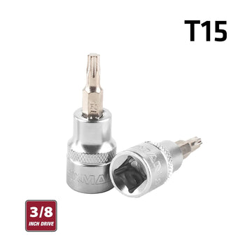 Fixman 3/8' Drive Bit Socket T15 Torx - image 01