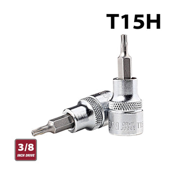 Fixman 3/8' Drive Bit Socket T15H Torx Security - image 01