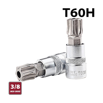 Fixman 3/8' Drive Bit Socket T60H Torx Security - image 01