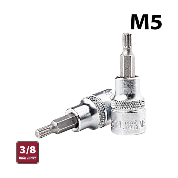 Fixman 3/8' Drive Bit Spline Socket M5 - image 01