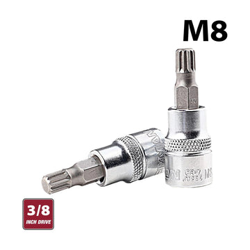 Fixman 3/8' Drive Bit Spline Socket M8 - image 01