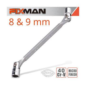Fixman Hinged Socket Wrench 8X9mm - image 01
