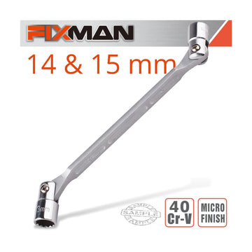 Fixman Hinged Socket Wrench 14X15mm - image 01