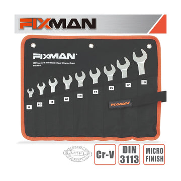 Fixman 9Pcs Combination Spanner Set 8-10-11-12-13-14-15-17-19 - image 01