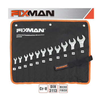 Fixman 11Pcs Combination Spanner Set 8-9-10-11-12-13-14-15-17-19-22 - image 01