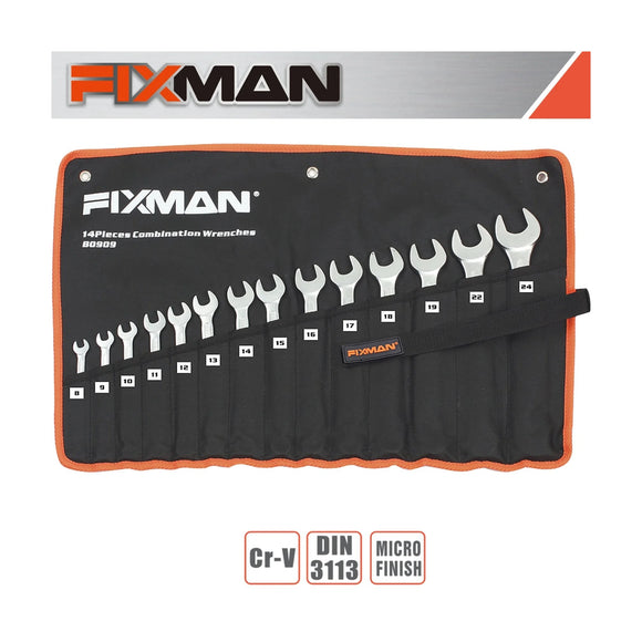 Fixman 14Pcs Combination Spanner Set 8mm - 24mm - image 01