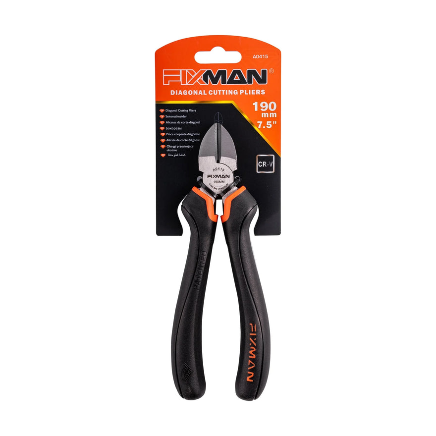 Fixman Industrial Diagonal Side Cutting Pliers 8' 190mm - image 01