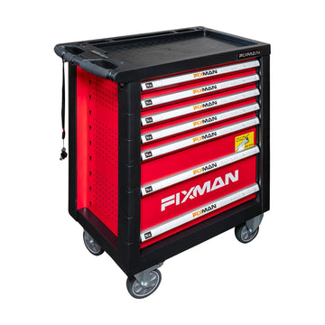 Fixman 7 Drawer Ind. Roller Cabinet With 133Pc Mechanics Tool Set - image 01