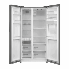 Midea 513L Stainless Steel Fridge/Freezer + Water Dispenser - 0