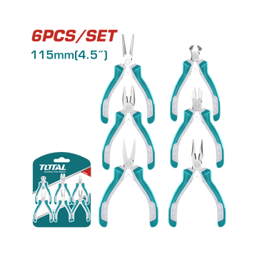 Total 6 Pcs Mini Pliers Set THT1K0511