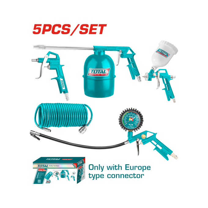 Total 5 Pcs Air Tools Set TATK053