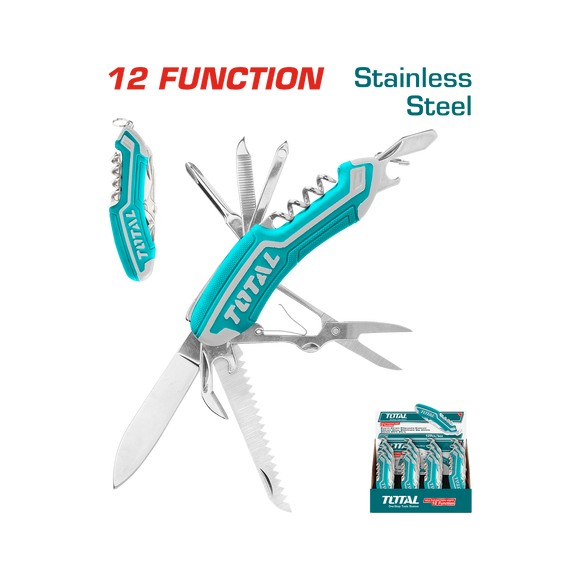 Image of Total Power Tool Total Multi-Function Knife 12 Function THMFK0126
