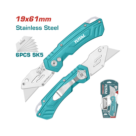 Image of Total Power Tool Total Folding Knife19 x 61mm THT5136288