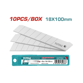 Total 10 Pcs 18mm Snap-Off Blades Set THT519112