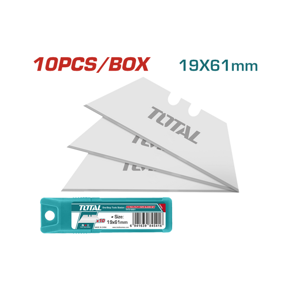 Total 10 Pcs Blades Set 61mmx19mm THT519001