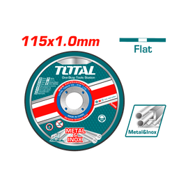 Total Abrasive Metal Cutting Disc Slimline 115x1.0mm 25 Pack TAC2101151