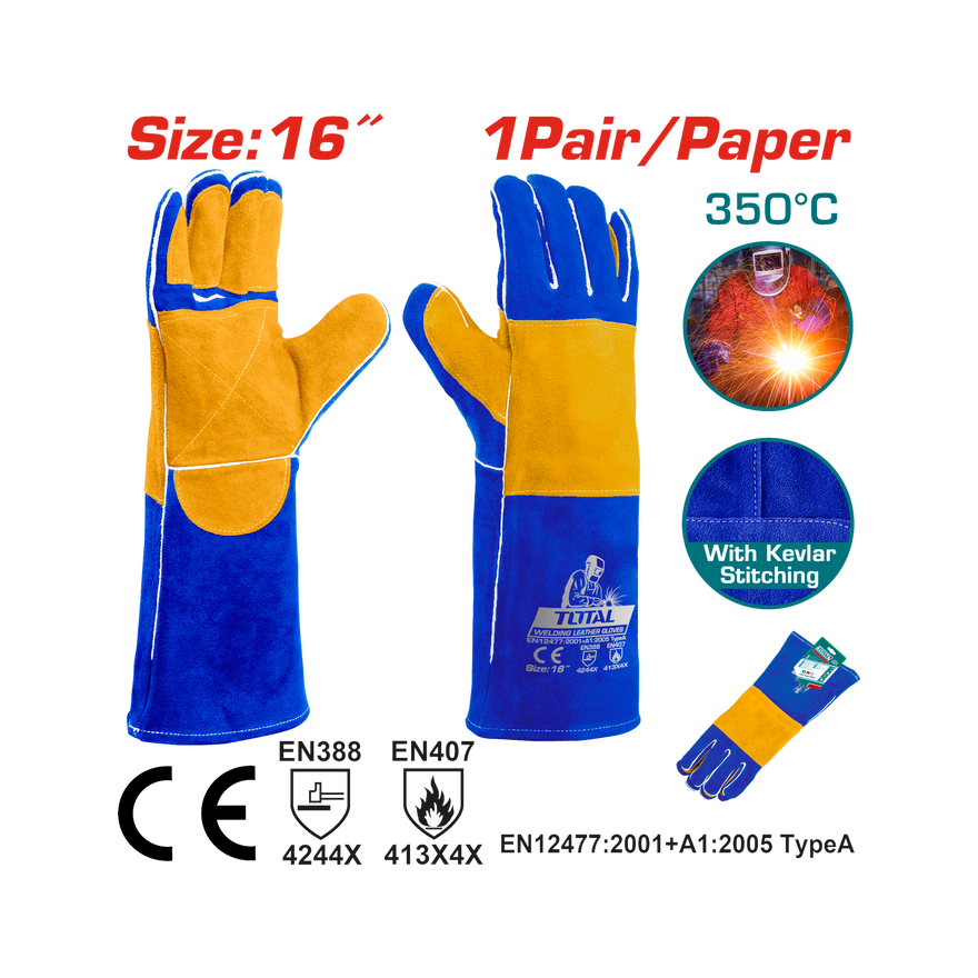 Total Gloves Welding Leather TSP15216