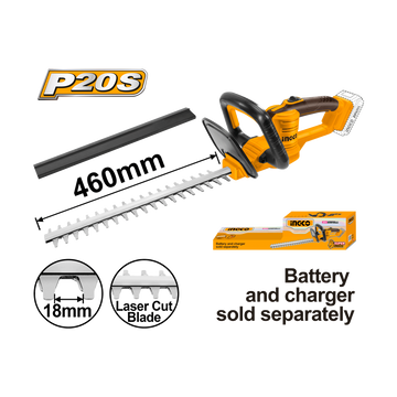 Ingco 20V Lithium-Ion Hedge Trimmer CHTLI20018