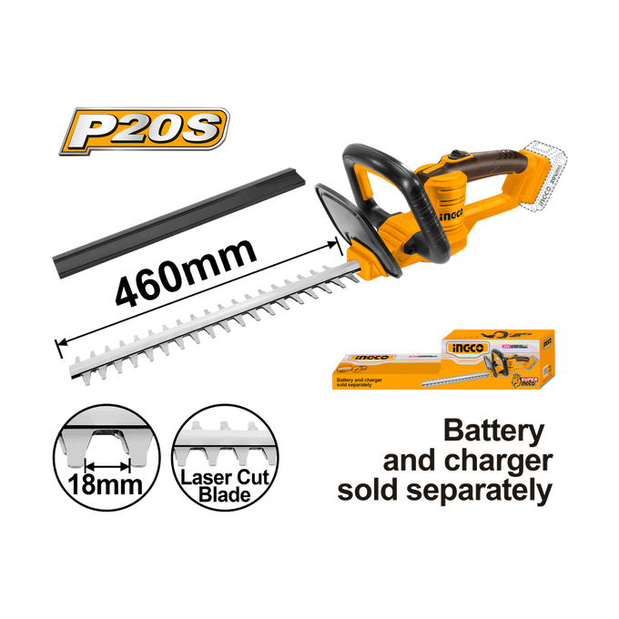 Ingco 20V Lithium-Ion Hedge Trimmer CHTLI20018