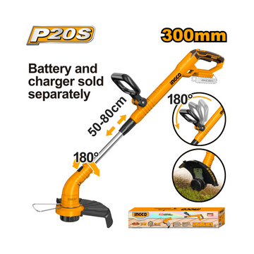 Ingco 20V Lithium-Ion Grass Trimmer CGTLI20018