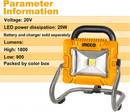 Ingco 20V Lithium-Ion Portable Lamp CWLI2025-6