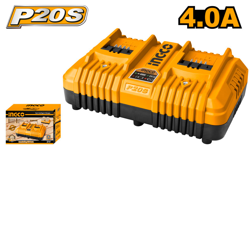 Ngco 20v 4a dual fast charger fcli2034