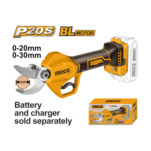 Ingco 20V Lithium-Ion Gauge Straight Shear CSSLI20308