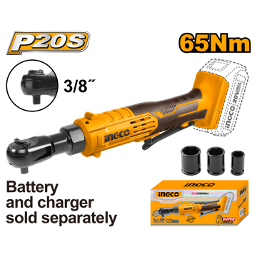 Ingco 20V Lithium-Ion Cordless Drive Ratchet – 3/8? CDRLI2060151