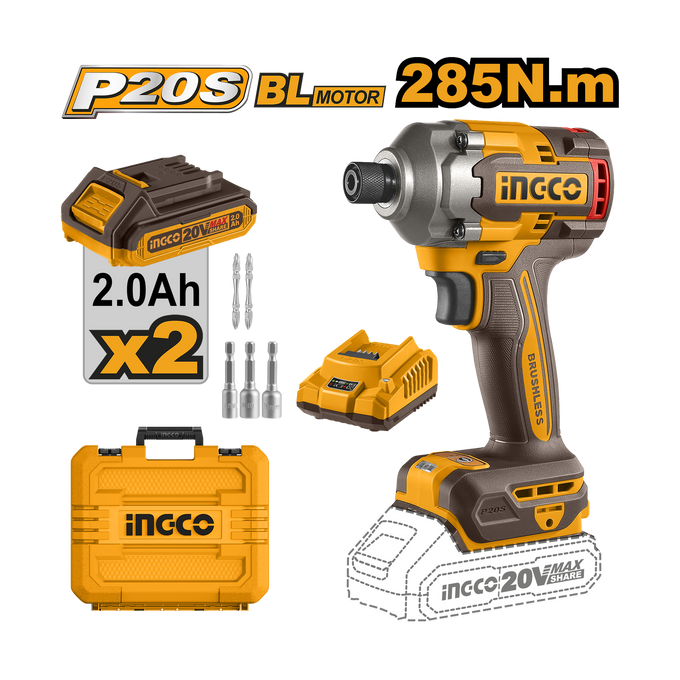 Ingco 20V Lithium-Ion Impact Driver CIRLI2028