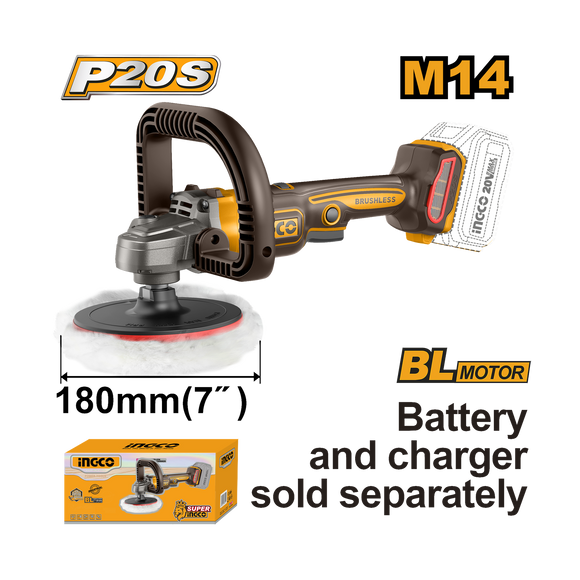Ingco 20V Lithium-Ion Polisher APLI2018