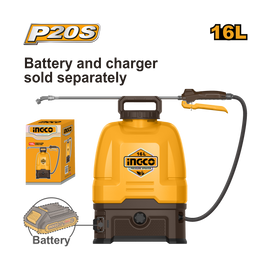 Ingco 20V Lithium-Ion Garden Pressure Sprayer CSPLI2016