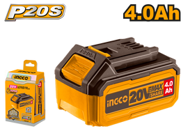 Ingco 20V Ps+C/L Battery 4.0Ah