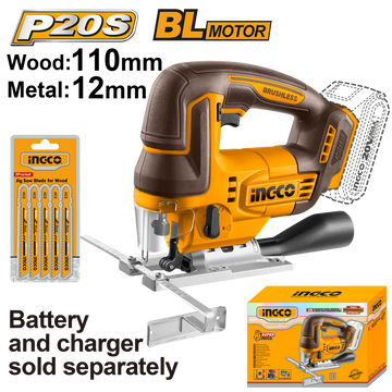 Ingco 20V Ps+ C/L Jigsaw 5P Blade