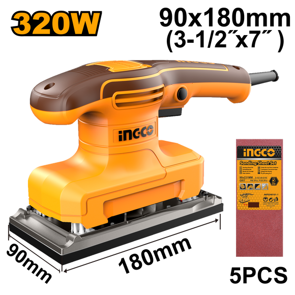 Ingco 320W Finishing Sander FS3216