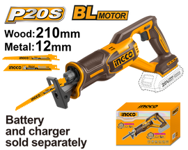Ingco 20V Lithium-ion Reciprocating Saw CRSLI2108