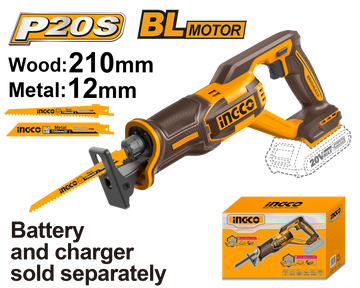 Ingco 20V Lithium-ion Reciprocating Saw CRSLI2108