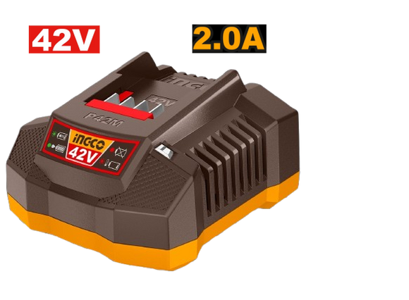 Ingco Cordless 42V Lithium-Ion 2.0ah Battery Charger FCLI42021