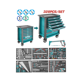 Total 328 Pcs Professional Tool Chest Set THPTCS73281