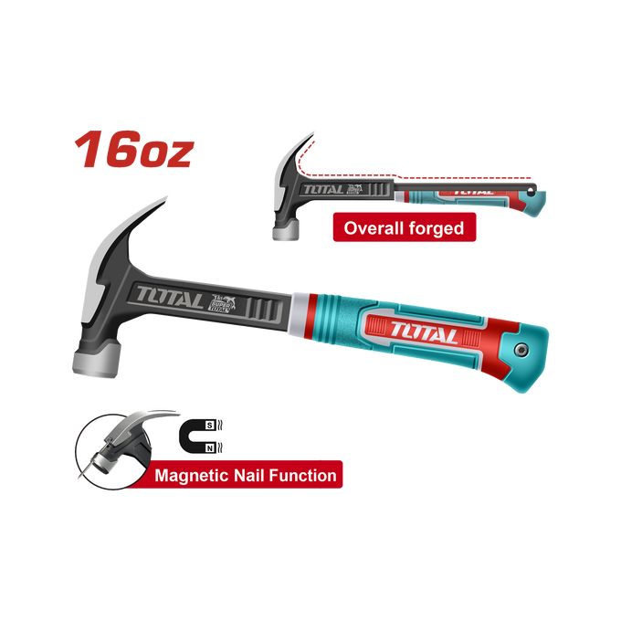 Image of Total Power Tool Total Claw Hammer THCH61016L
