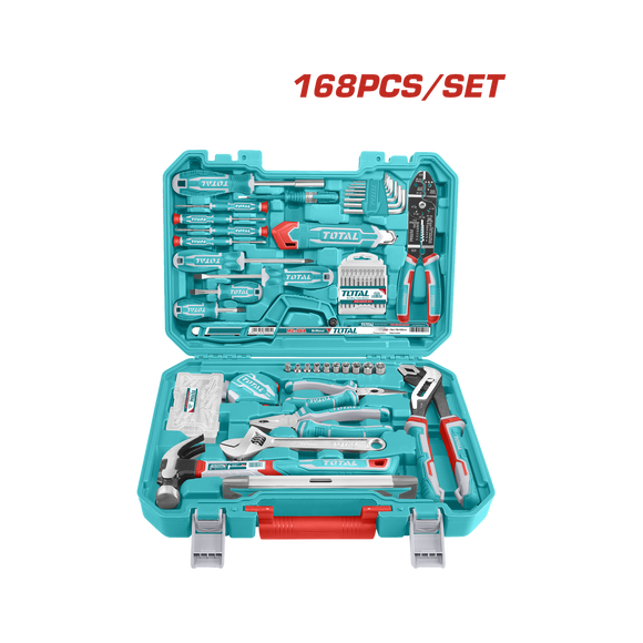 Total Combo Set Hand Tools 168 Pcs THKTHP21686
