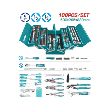 Total 108 Pcs tool chest Set THTCS121081