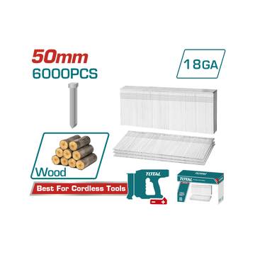 Total Brad Nail 50mm TAC918506 Pack 600 Pcs TAC918506