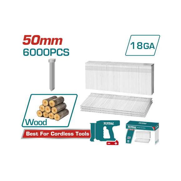 Total Brad Nail 50mm TAC918506 Pack 600 Pcs TAC918506