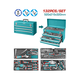 Total 132 Pcs Tools chest Set THPTCS71321