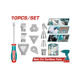 Total Heat Gun accessories 10 Pcs TBA1011