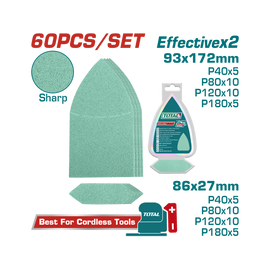 Image of Total Power Tool Total Sanding Sheet Set TAC938660