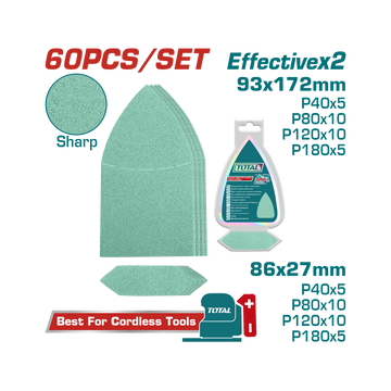 Image of Total Power Tool Total Sanding Sheet Set TAC938660