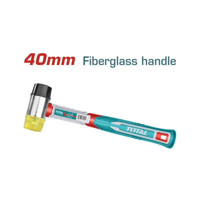 Total Rubber and Plastic Hammer 40mm THRUH6940