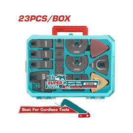 Total 20V Multi Tool Blade Set 23Pc TAKTMT2301